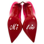 WEDDING Shoe Vinyl Sticker I DO,ME TOO,HELP BRIDE GROOM JOKE FUN SOMETHING BLUE