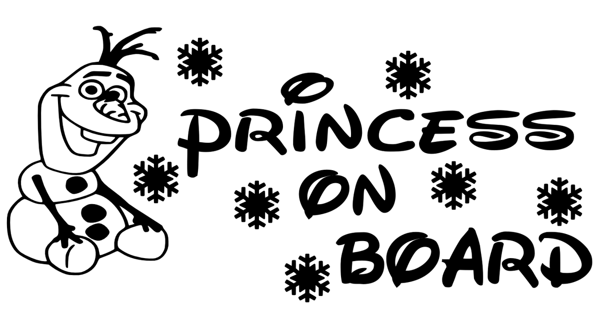 Olaf Disney baby on board child,children,princess,car/van window sticker Froz !!