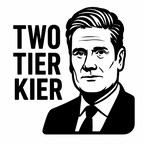 Two Tier Kier Vinyl Sticker – Political Decal  22 Colours  3 Sizes funny sticker