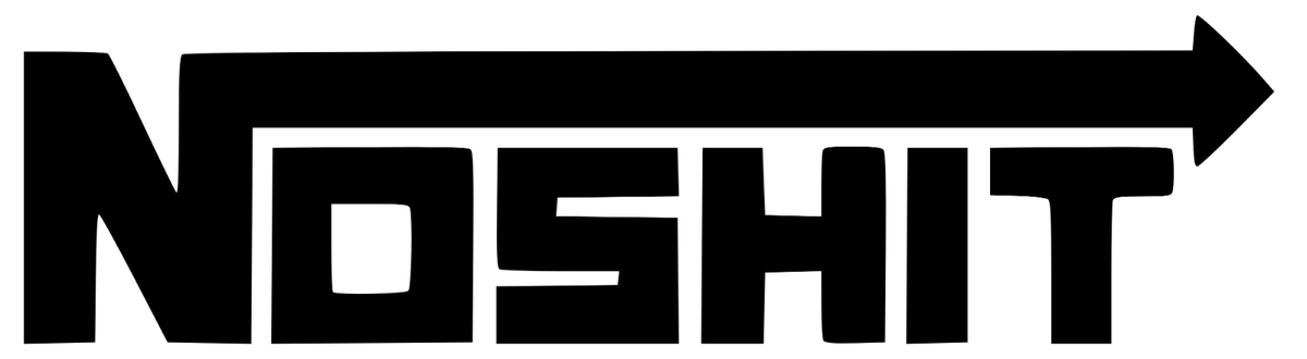 NO SH*T ARROW,JOKE, POO, JDM,Car/Van Window Sticker/Decal Funny