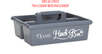 Hinch Inspired Personalised Cleaning Caddy/Box name sticker (Decal Only)