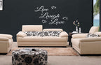 LIVE LOVE LAUGH WALL ART/DECAL QUOTE STICKER - KITCHEN/LIVING!!!!