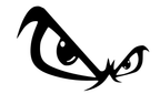 NO FEAR EYES Wall Art Vinyl Graphic Sticker CAR/VAN/BOX!!! FUNNY/JOKE!!!