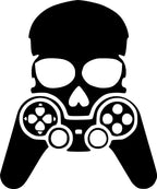SKULL GAMES CONTROL WALL ART/DECAL QUOTE STICKER - BEDROOM/PS4/CHILD/BOY!!!