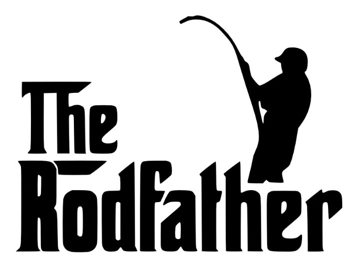 The Rod-Farther Vinyl Graphic Sticker CAR/VAN/BOX!!! FUNNY/JOKE!!! fishing