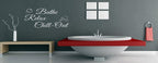 BATHE RELAX CHILL-OUT BUBBLES WALL ART/DECAL QUOTE STICKER -BATHROOM!!!!