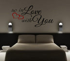 SO IN LOVE WITH YOU WALL ART/DECAL QUOTE STICKER - KITCHEN/LIVING/BEDROOM!!!!