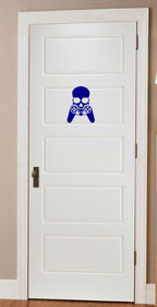 SKULL GAMES CONTROL WALL ART/DECAL QUOTE STICKER - BEDROOM/PS4/CHILD/BOY!!!
