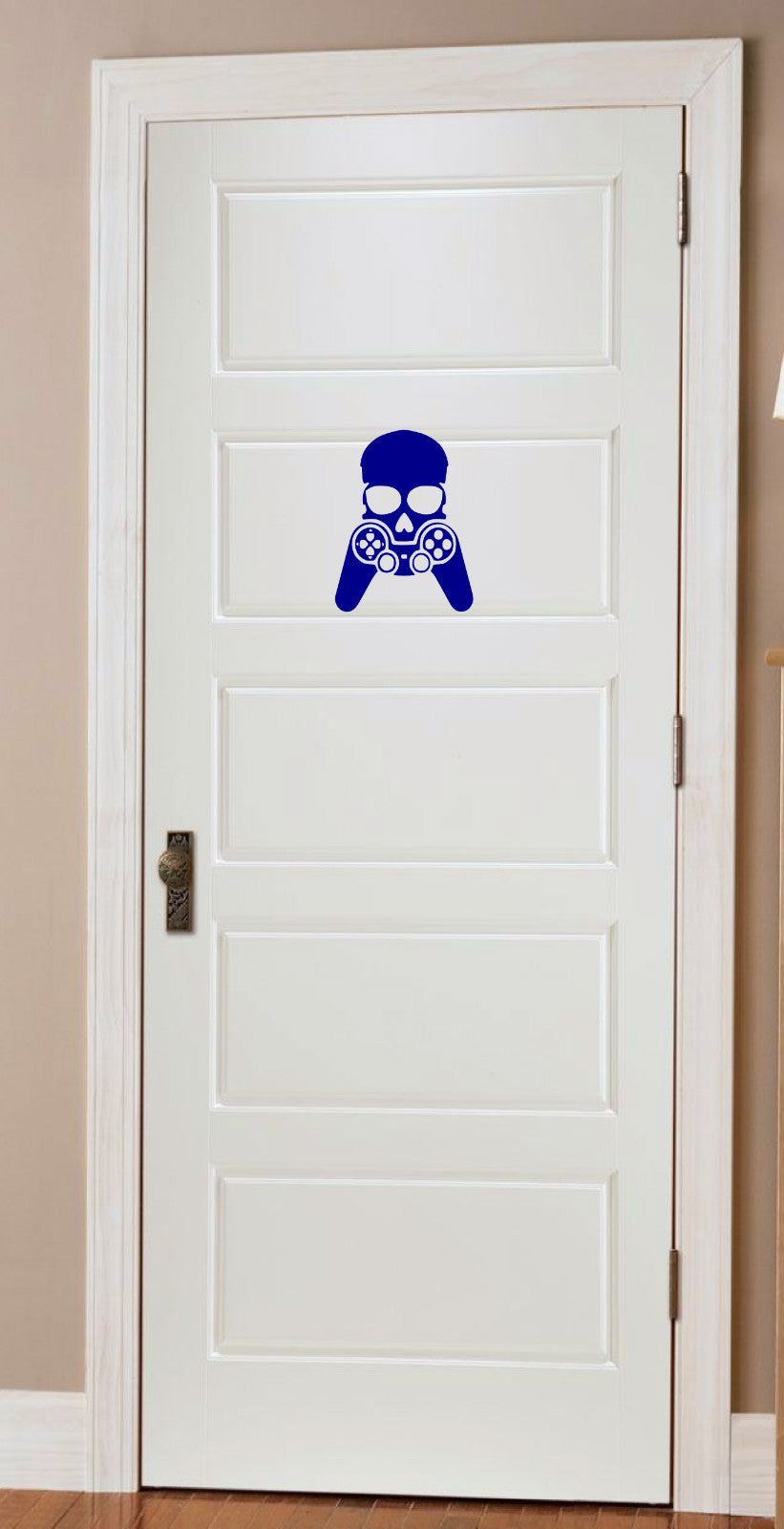 SKULL GAMES CONTROL WALL ART/DECAL QUOTE STICKER - BEDROOM/PS4/CHILD/BOY!!!