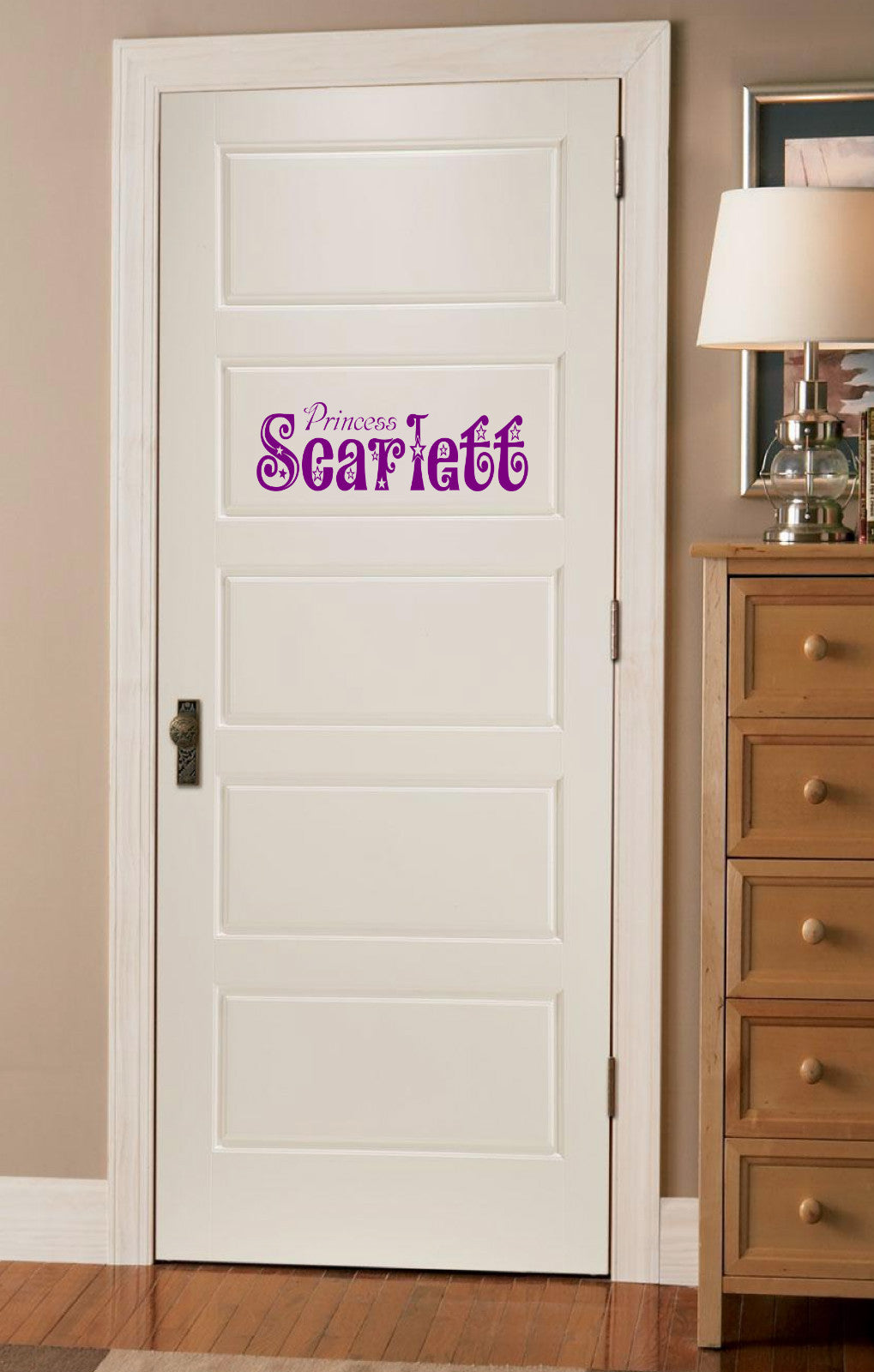 Princess Custom Name Girl Wall Art Vinyl Graphic Sticker Child's Room Decal!