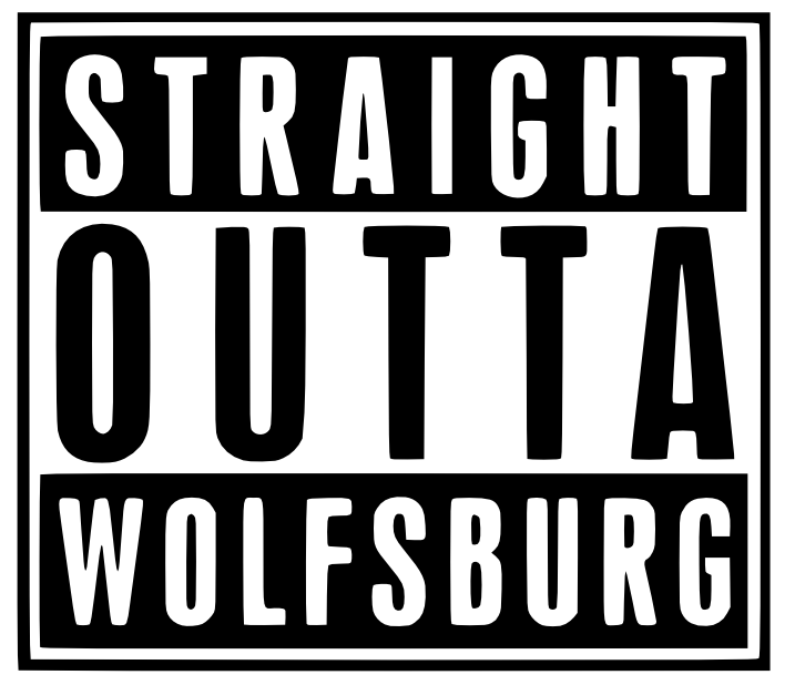 STRAIGHT OUTTA WOLFSBURG/CAMPER FUNNY/DECAL/STICKER/CAR/VAN/WIND/VW