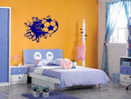 Football Smash Wall Art Vinyl Graphic Sticker Wallpaper Decal/Child!!!!