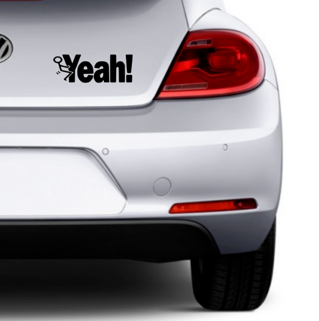 F@*K YEAH MAN SEX Graphic Sticker CAR/VAN/BOX!!! FUNNY/JOKE/FK!!!
