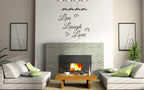 LIVE LOVE LAUGH WALL ART/DECAL QUOTE STICKER - KITCHEN/LIVING!!!!