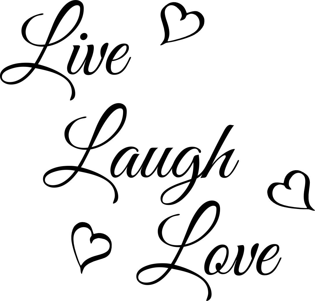 LIVE LOVE LAUGH WALL ART/DECAL QUOTE STICKER - KITCHEN/LIVING!!!!