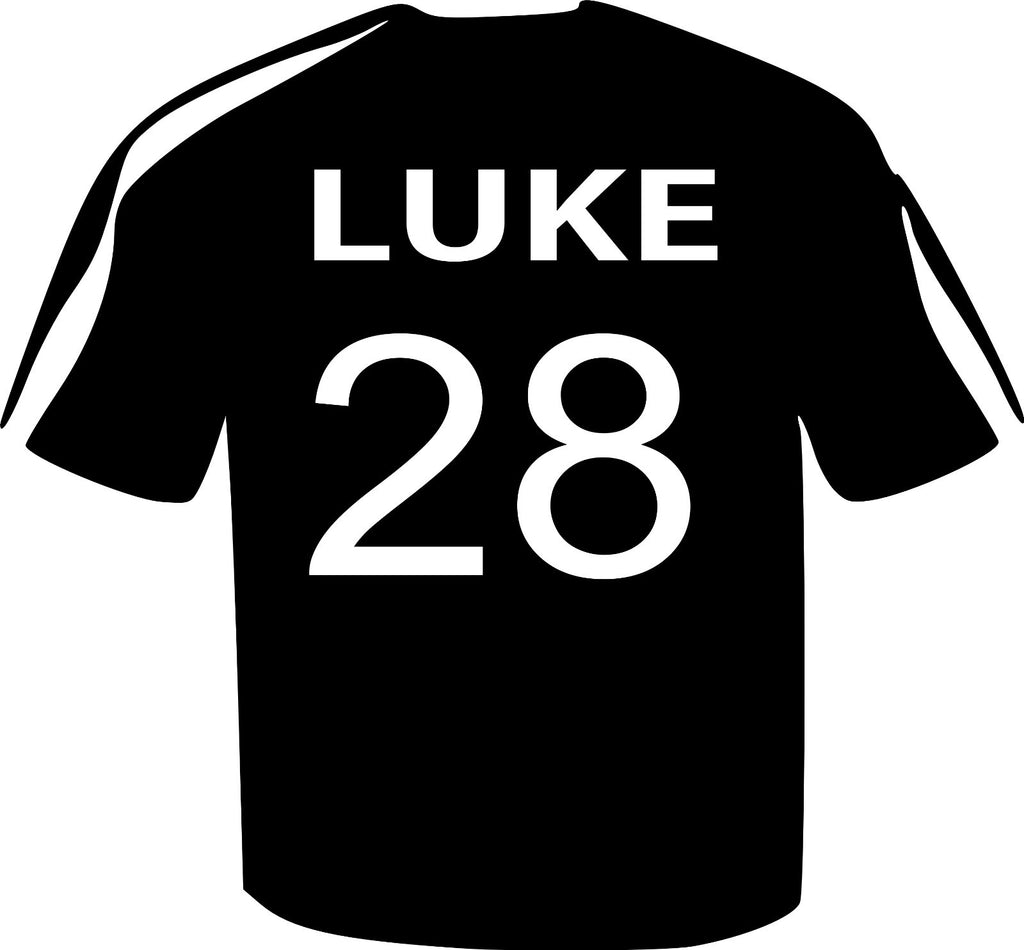 Football Custom Shirt Wall Art Vinyl Graphic Sticker Wallpaper Decal/Child!!!!