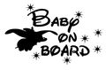 Dumbo Disney baby on board child,children,princess, car/van window sticker!!