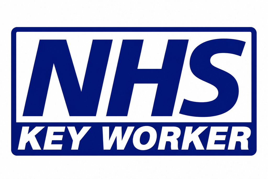 NHS Key Worker Vinyl Decal Sticker – Car Window Van Laptop