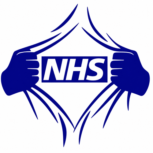 NHS Superhero Vinyl Decal Sticker – Car, Van, Window & Sign