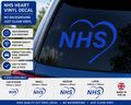 NHS Heart Vinyl Decal Sticker – Car, Van, Window & Sign