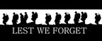 Lest We Forget Heroes Soldier/Military/Charity Car / Van Sticker (Vinyl Decal)