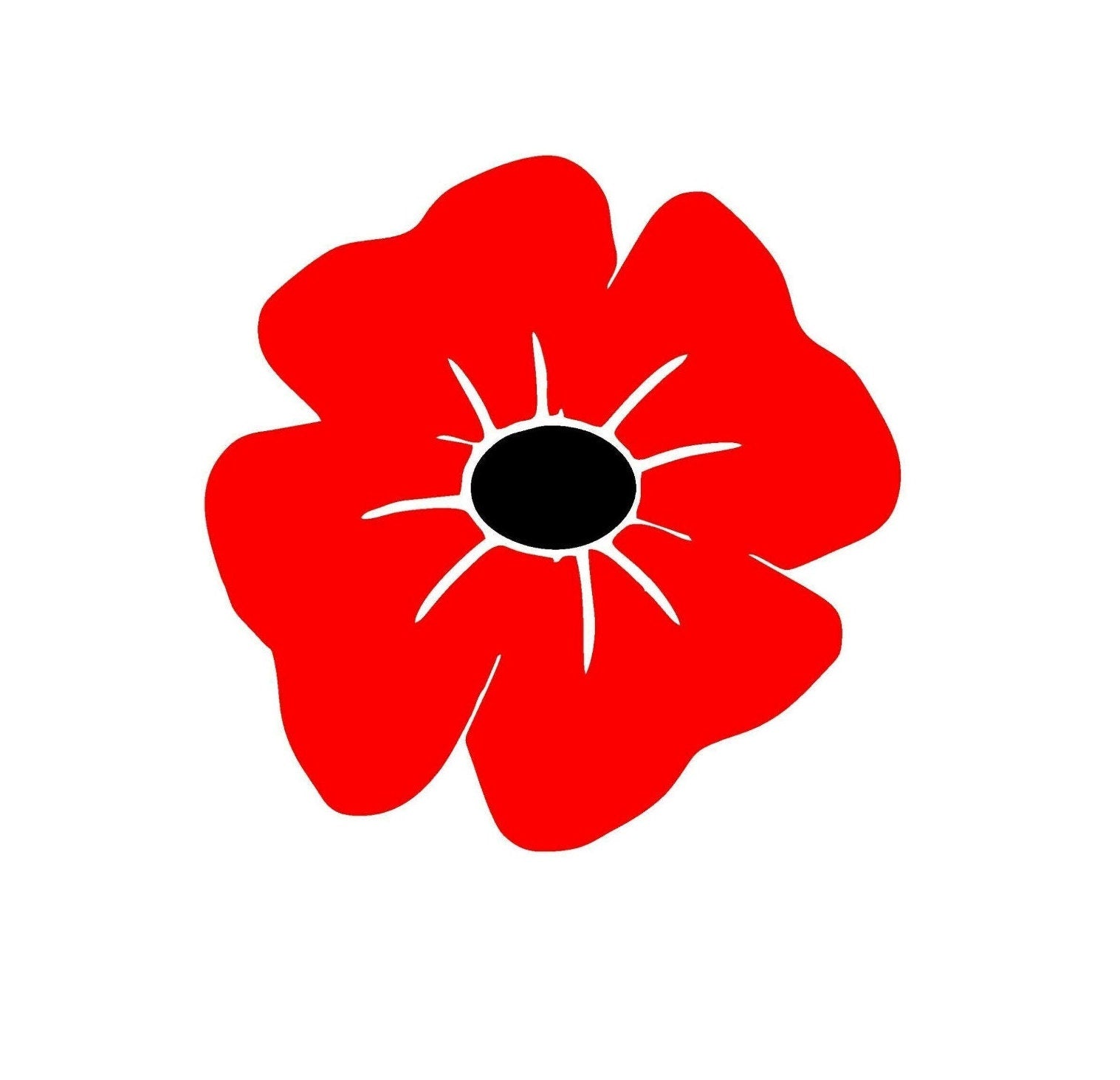 Poppy Heroes Soldier/Military/Charity Car/Van Sticker Vinyl Decal Lest We Forget