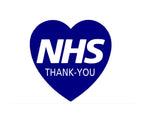 NHS Heart Charity Modern Car/Van Sticker Nurse/Doctor Window wall Hospital