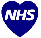 NHS Heart Charity Modern Car/Van Sticker Nurse/Doctor Window wall Hospital