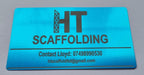 Buisness Cards - Personalised Engraved Metallic Aluminium Business Cards –10 Colours, Custom Logo