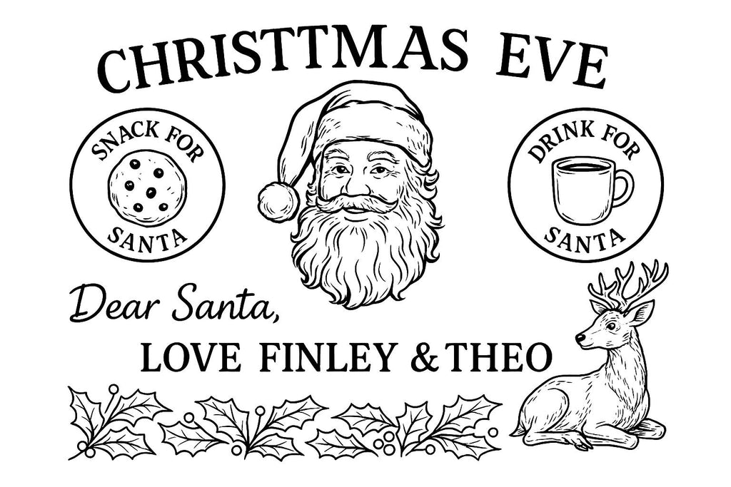 Personalised Christmas Teacher Gift – Laser Engraved Wooden Board