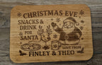 Personalised Christmas Eve Cutting Board – Laser Engraved Hevea Wood personlised