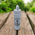 Personalised Military Water Bottle – Royal Navy, RAF or Army – Laser Engraved Metal Bottle – Custom Name & Unit Gift