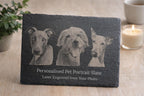 Personalised Laser Engraved Black Slate Plaque – 30cm x 20cm