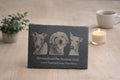 Personalised Laser Engraved Black Slate Plaque – 30cm x 20cm